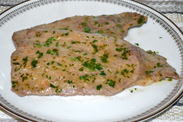 Scaloppine al prezzemolo