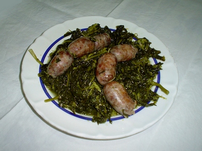 friarielli con salsiccia