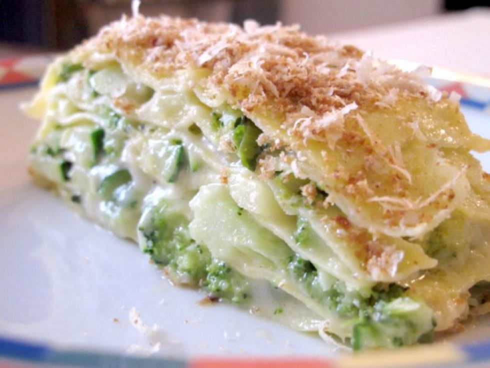 lasagne integrali con verdure