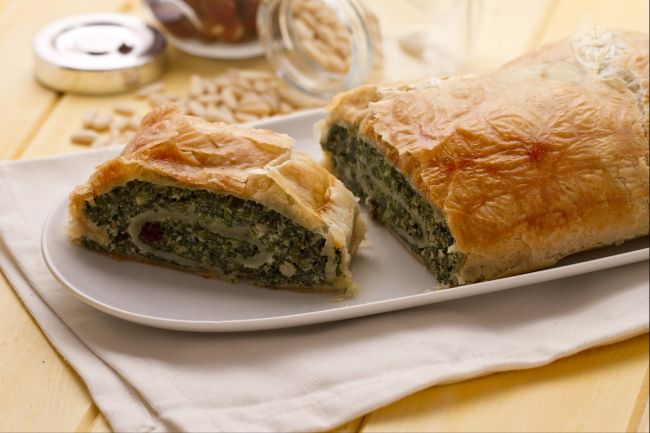 strudel di verdure e formaggio